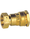 Brass right coupling captive nut