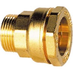 Raccord laiton droit mâle