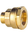 DECA brass straight reducing male threaded fitting
