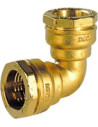 DECA brass elbow coupling