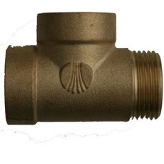 Raccord laiton 3 voies 1"
