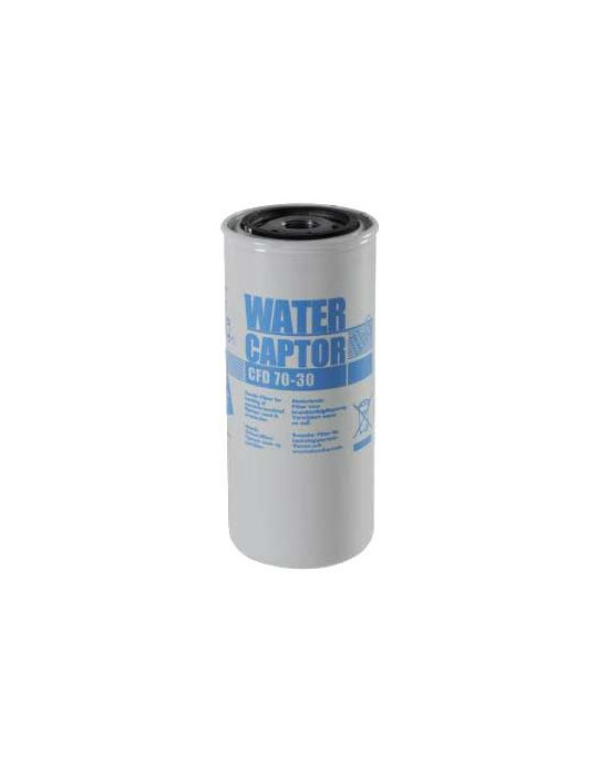 Filtre séparateur d'eau débit 70l/min passage 30µ PIUSI