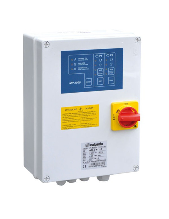 Coffret de gestion 2 pompes QTLD 2D
