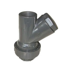 Clapet à boule taraudé en PVC-U conforme norme station de relevage NF EN 12050-4 - raccordement après pompe de relevage