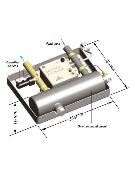 Electric softener CLARIONIC T3000