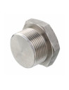 316L stainless steel hexagonal plug male (full model)