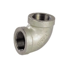 Coude 90° à visser F/F inox 316