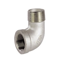 Coude 90° à visser F/F inox 316L
