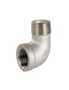 316L stainless steel 90° M/F elbow threaded