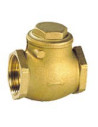 Brass check valve simple flapper - Seat NBR - PN10