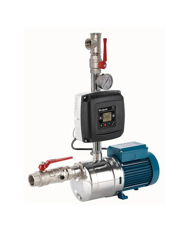 Variateur de vitesse pompe EASYMAT raccordé avec pompe de surface
