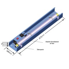 Stérilisateur UV 1800 l/h MERKUR UV1800 2