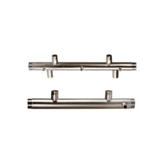 Collecteur inox aspiration 2 pompes horizontales ou verticales