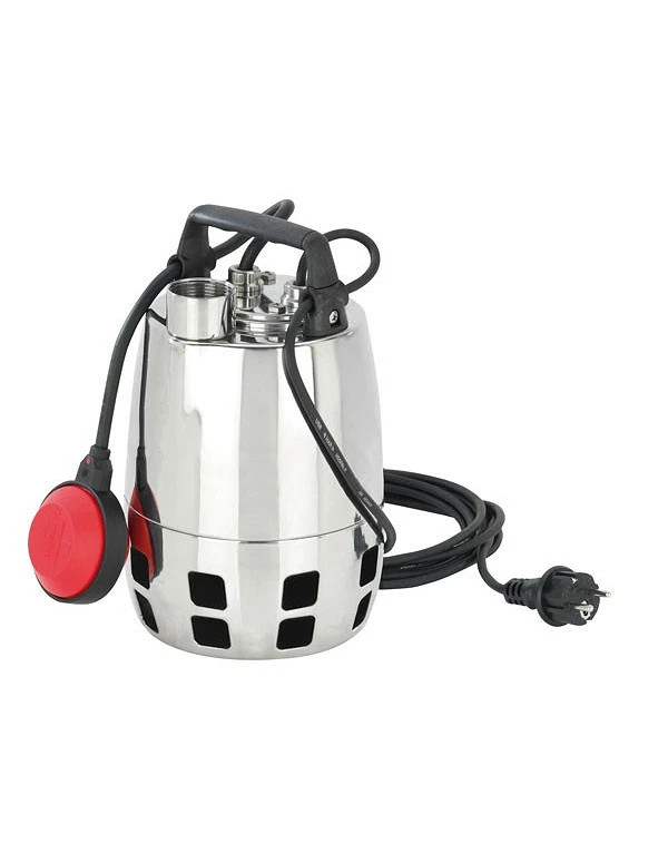 Pompe de drainage inox pour eau propre ou chargée GXV