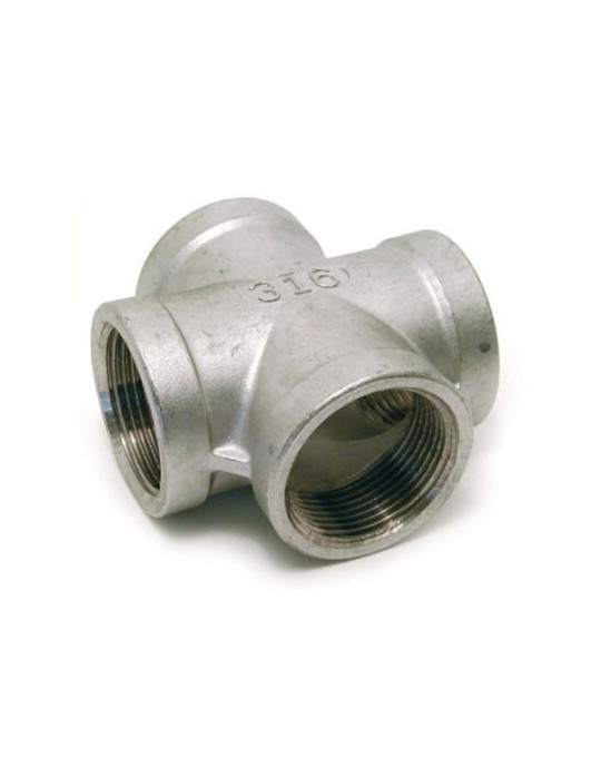 Croix à visser Femelle inox 316