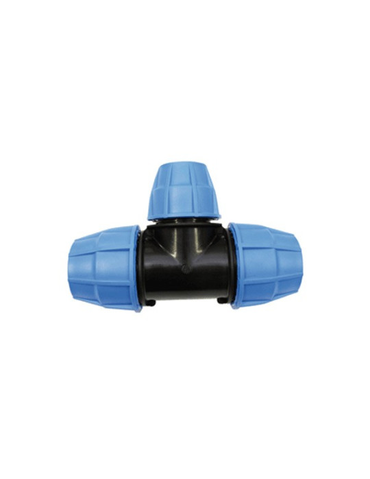 Raccord polypropylène T pour tube PE