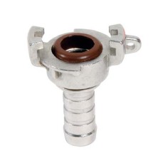 Demi raccord express cannelé inox 316