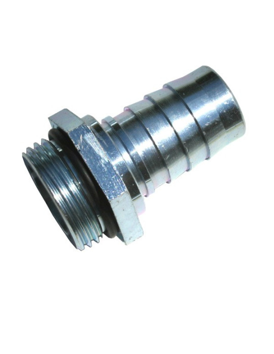 Raccord mâle avec joint à douille cranté