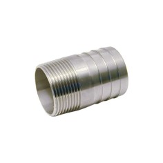 Adaptateur mâle - Cannelé inox 316