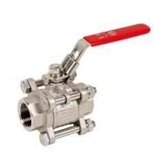 Vanne sphérique taraudée F/F- 3 pièces inox 316