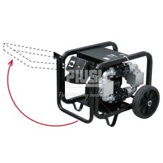 Groupe de distribution gasoil portable gros débit ST 200 AC 2