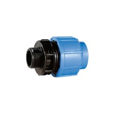 Raccord polypropylène PN16 droit mâle augmenté