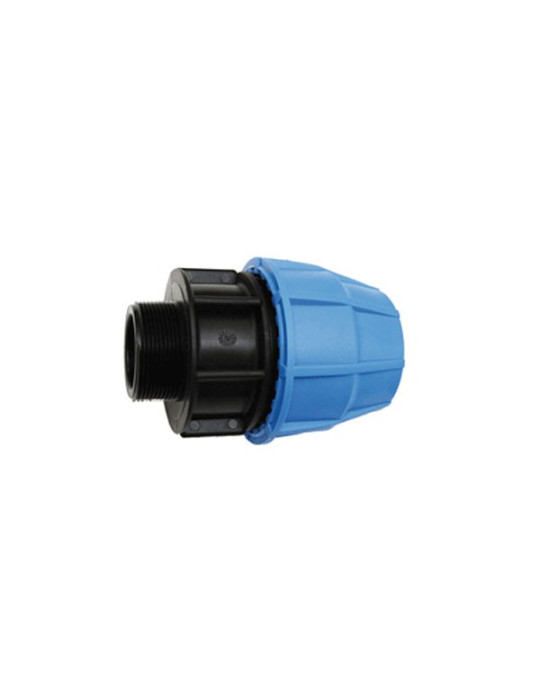 Raccord droit mâle polypropylène tube PE