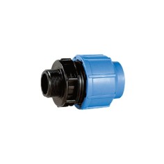 Raccord polypropylène PN16 droit mâle réduit