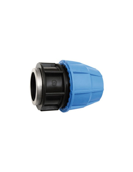 Raccord droit femelle polypropylène tube PE - PN16
