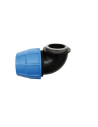 90° elbow, female, for PE pipe