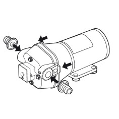 Pompe électrique à membrane FLOJET QUAD 12/24V 2