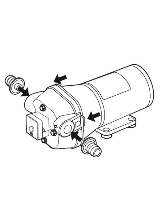 Pompe électrique à membrane FLOJET QUAD 12/24V