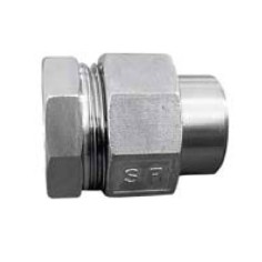 Raccord union à visser F/F inox 316L (usiné)