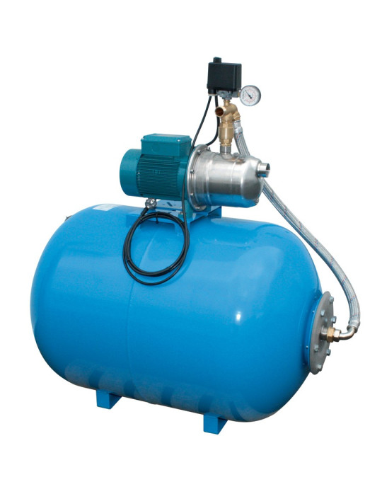 Supresseur horizontal 300L avec pompe 1.50 Kw