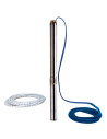 3" stainless steel borehole pump Calpeda 3SD equipped