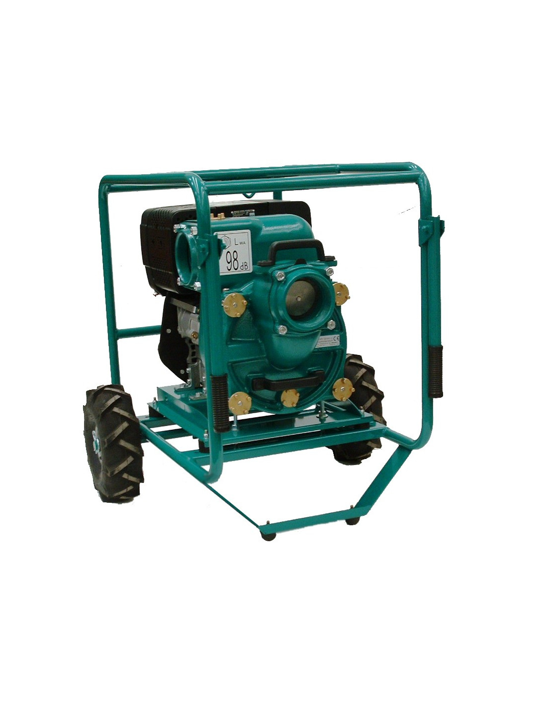 Engine-driven pump for loaded water DN100 TRASHLIB 4"