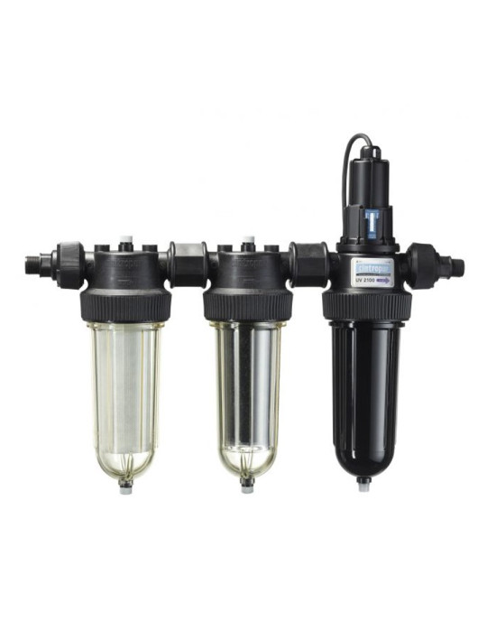 Stérilisateur UV 2000 l/h + charbon actif Cintropur TIO-UV ECO