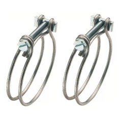 Collier de serrage double fils inox 304