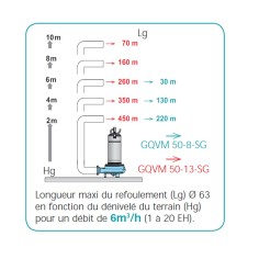 Station de relevage deux pompes eaux usées-chargées Puissance 2 x 1.10 Kw Alarme trop plein cuve 2