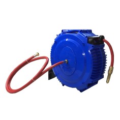 Enrouleur Automatique 15m tuyau renforcé PS 12 bar - Gamme pro usage intensif pour amené eau froide