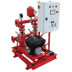 Surpresseur incendie mixte RIA - PIA / pompe électrique + pompe thermique