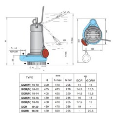 Pompe Submerssible Automatique Calpeda GQR 2
