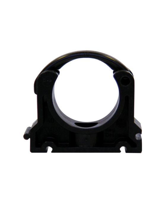Collier plastique renforçé pour tube PVC PRESSION
