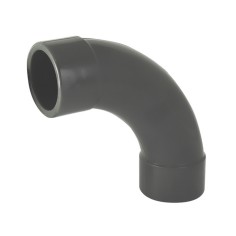 Coude 5D grand rayon F/F à coller PVC PN16