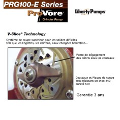 Pompe broyeuse Liberty Pumps ProVore PRG 2
