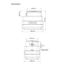 Poste de relevage eaux claires ou légèrement chargées - puissance 0.55 Kw monophasé 230 V 2