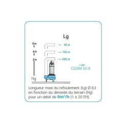 Poste de relevage 1 pompe "roue vortex" (0.55Kw - 230V) 2