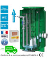 CALPEDA CALIDOUBLE PA 8 lift station 2 water loaded pumps