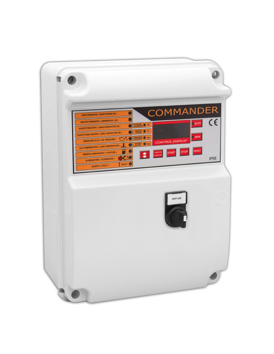 Coffret de commande avec inverseur de source groupe électgrogène - COMMANDER
