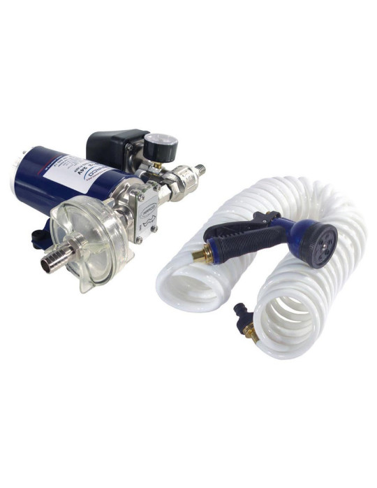 Kit pompe électrique 12/24V lavage pression 5 bars - DP12-KIT